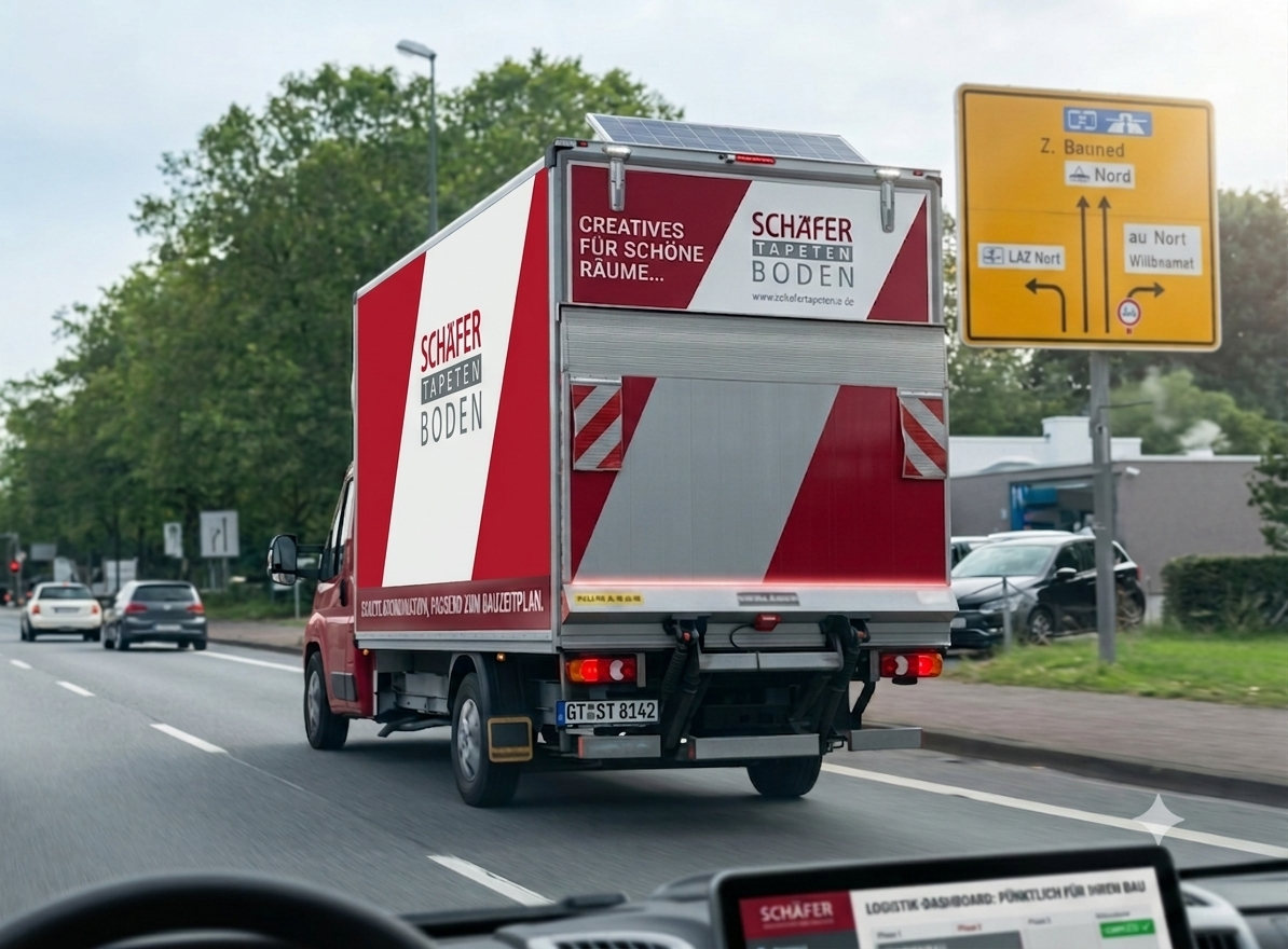 Schäfer LKW im Einsatz